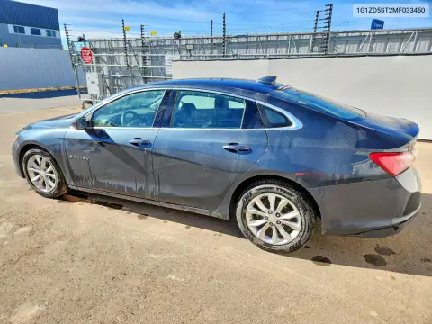 1G1ZD5ST2MF033450 — 2021 Chevrolet Malibu, фото 2 с аукциона Copart 28.10.2026, Естественный износ