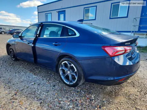 1G1ZD5ST0NF160022 — 2022 Chevrolet Malibu, фото 2 с аукциона Copart 15.10.2026, Боковая часть