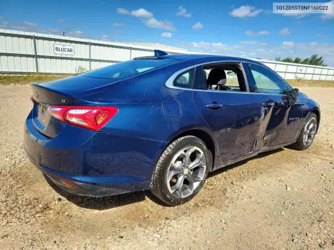 1G1ZD5ST0NF160022 — 2022 Chevrolet Malibu, фото 3 с аукциона Copart 15.10.2026, Боковая часть