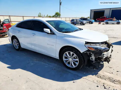 2022 Chevrolet Malibu Lt VIN 1G1ZD5STXNF200221 фото 4