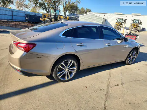 2022 Chevrolet Malibu Lt VIN 1G1ZD5ST1NF195412 фото 3