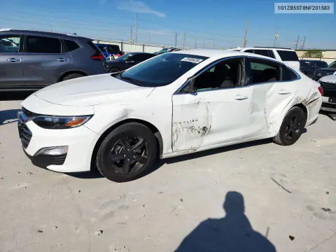 2022 Chevrolet Malibu Ls VIN 1G1ZB5ST8NF201583 фото 1