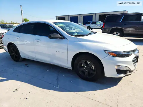 2022 Chevrolet Malibu Ls VIN 1G1ZB5ST8NF201583 фото 4
