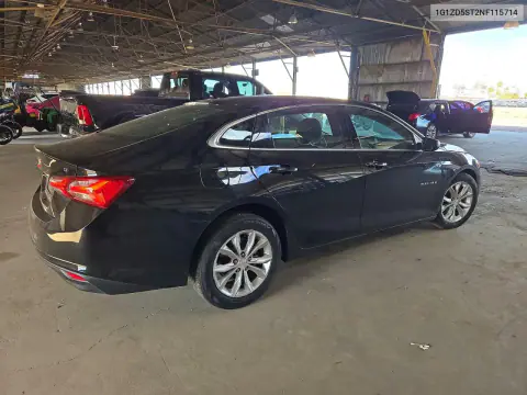 2022 Chevrolet Malibu Lt VIN 1G1ZD5ST2NF115714 фото 3