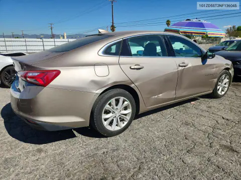 2022 Chevrolet Malibu Lt VIN 1G1ZD5ST2NF136045 фото 3