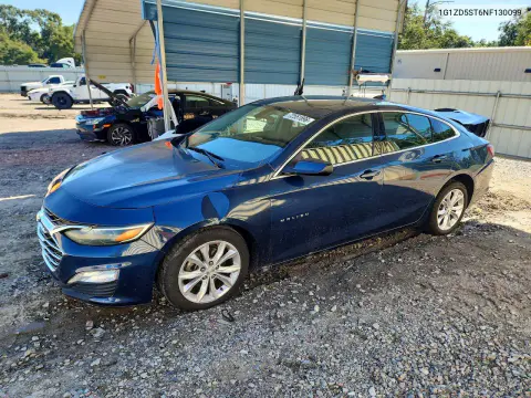 1G1ZD5ST6NF130099 — 2022 Chevrolet Malibu, Задняя часть, фото до ремонта