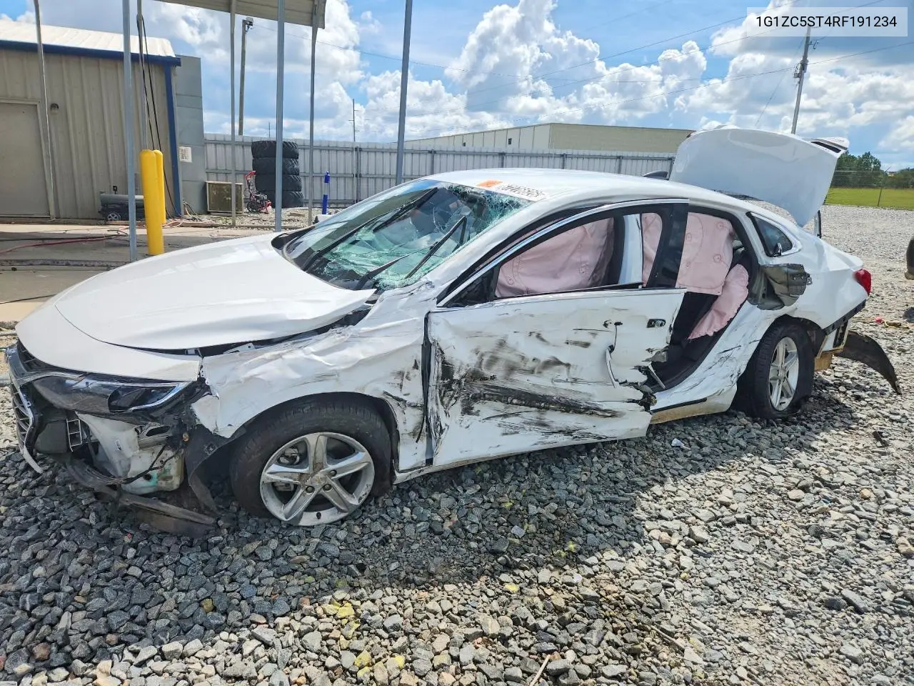 2024 Chevrolet Malibu VIN 1G1ZC5ST4RF191234 фото 1
