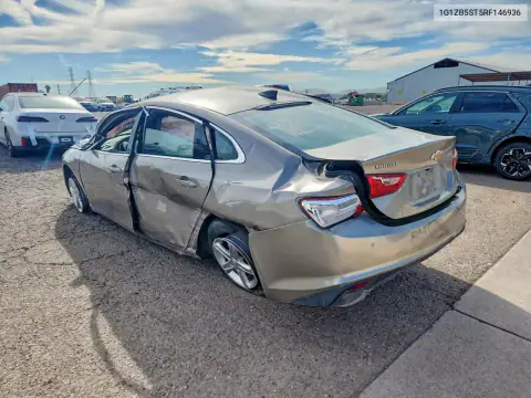 1G1ZB5ST5RF146936 — 2024 Chevrolet Malibu, фото 2 с аукциона Copart 15.10.2026, Переворот