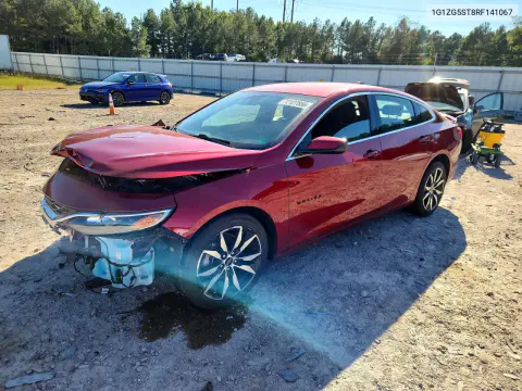 1G1ZG5ST8RF141067 — 2024 Chevrolet Malibu, Передняя часть, фото до ремонта