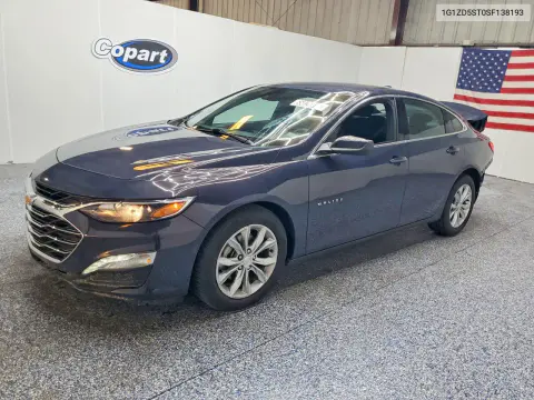 1G1ZD5ST0SF138193 — 2025 Chevrolet Malibu, Задняя часть, фото до ремонта