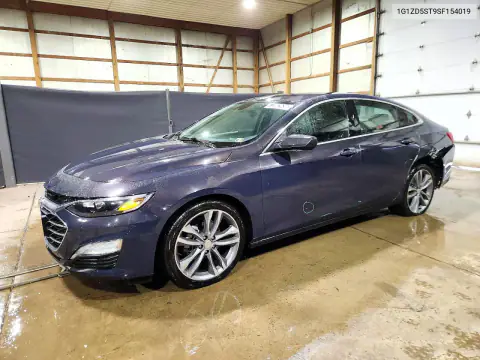 1G1ZD5ST9SF154019 — 2025 Chevrolet Malibu, Задняя часть, фото до ремонта