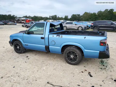 1997 Chevrolet S Truck S10 VIN 1GCCS1441VK152360 фото 2