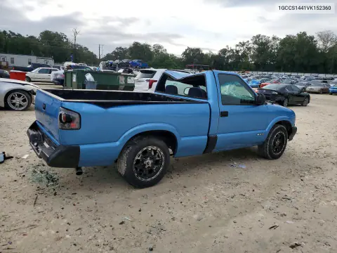 1997 Chevrolet S Truck S10 VIN 1GCCS1441VK152360 фото 3