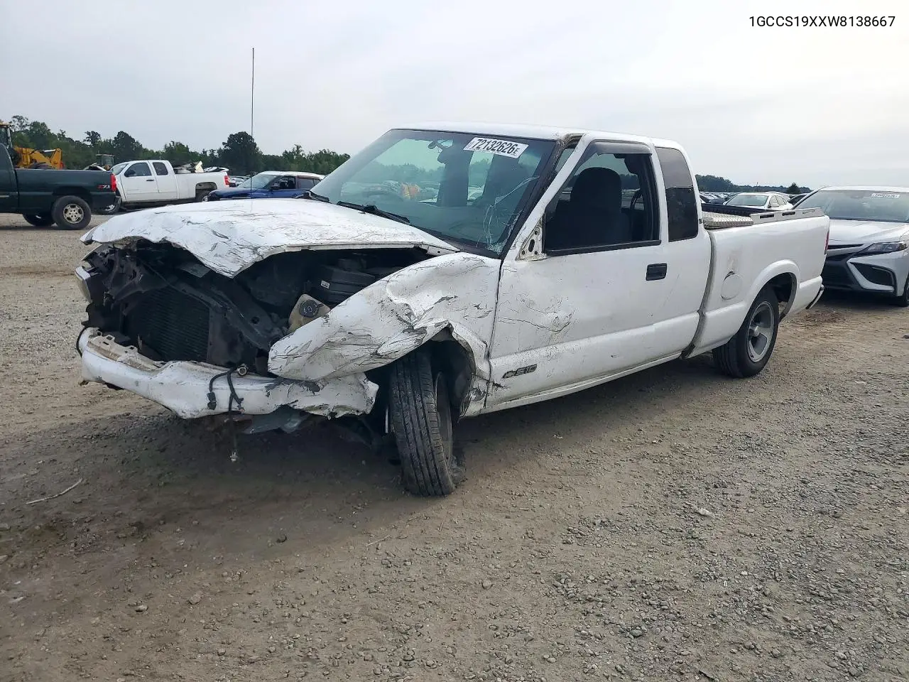 1998 Chevrolet S Truck S10 VIN 1GCCS19XXW8138667 фото 1