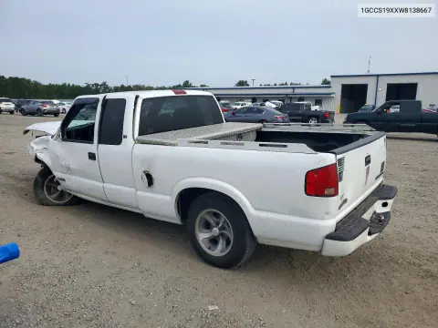 1998 Chevrolet S Truck S10 VIN 1GCCS19XXW8138667 фото 2