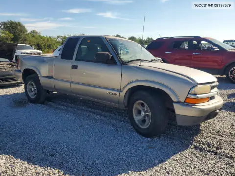 1999 Chevrolet S10 VIN 1GCCS1941X8197579 фото 4
