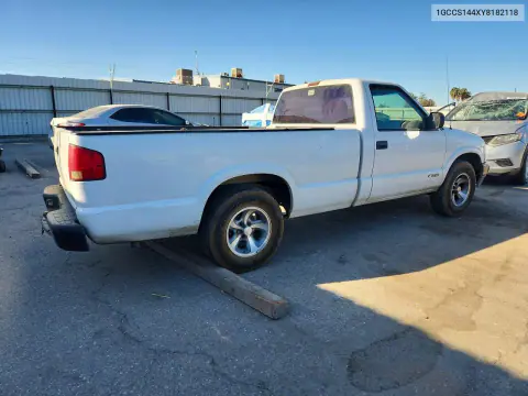2000 Chevrolet S Truck S10 VIN 1GCCS144XY8182118 фото 3