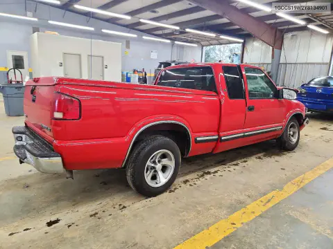 2000 Chevrolet S Truck S10 VIN 1GCCS19W2Y8134901 фото 3