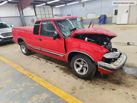 2000 Chevrolet S Truck S10 VIN 1GCCS19W2Y8134901 фото 4