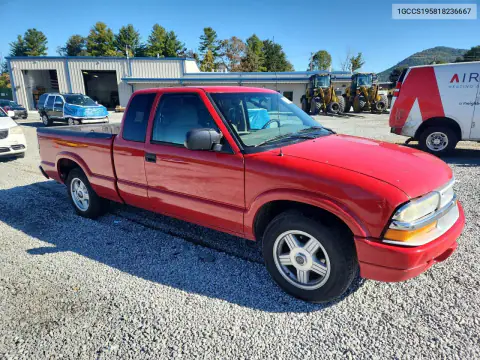 2001 Chevrolet S Truck S10 VIN 1GCCS195818236667 фото 4