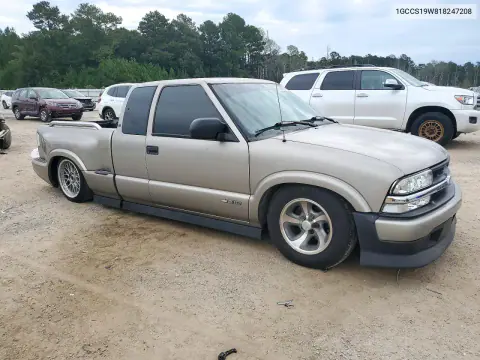2001 Chevrolet S10 VIN 1GCCS19W818247208 фото 4