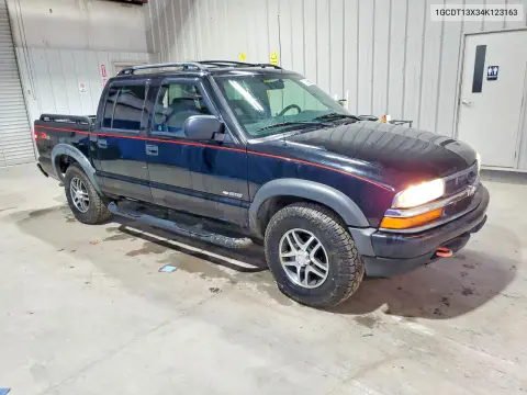 2004 Chevrolet S Truck S10 VIN 1GCDT13X34K123163 фото 4