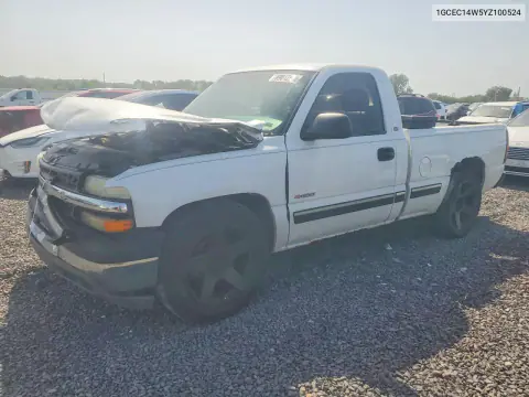 1GCEC14W5YZ100524 — 2000 Chevrolet Silverado, Передняя часть, фото до ремонта
