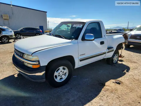 1GCEK14T9YZ186350 — 2000 Chevrolet Silverado, Задняя часть, фото до ремонта