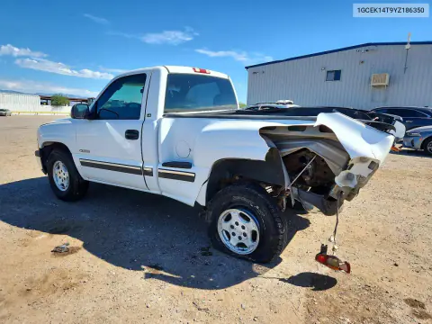 2000 Chevrolet Silverado K1500 VIN 1GCEK14T9YZ186350 фото 2