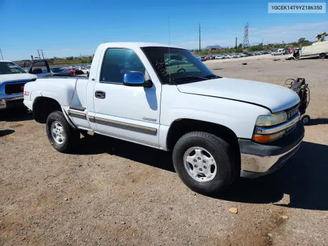 2000 Chevrolet Silverado K1500 VIN 1GCEK14T9YZ186350 фото 4