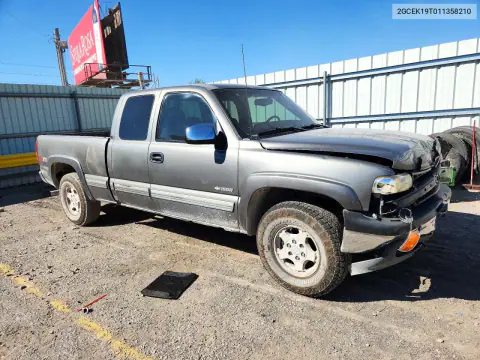 2001 Chevrolet Silverado K1500 VIN 2GCEK19T011358210 фото 4