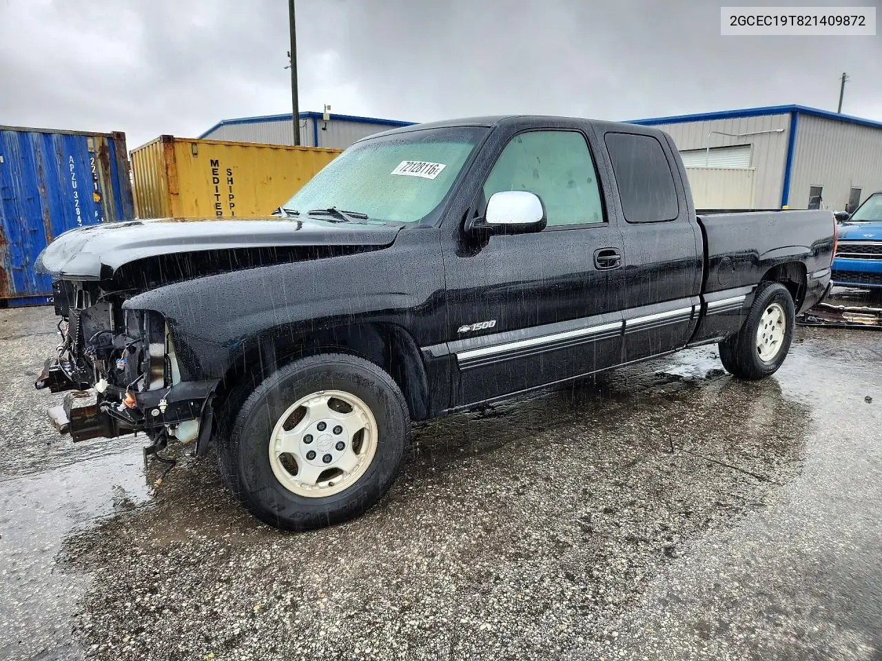 2002 Chevrolet Silverado C1500 VIN 2GCEC19T821409872 фото 1