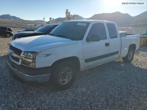 2GCEC19V531105241 — 2003 Chevrolet Silverado, Вандализм, фото до ремонта