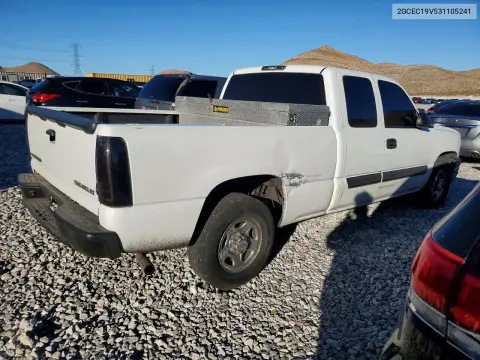 2003 Chevrolet Silverado C1500 VIN 2GCEC19V531105241 фото 3