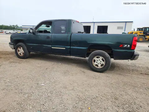 2003 Chevrolet Silverado K1500 VIN 1GCEK19T73E357640 фото 2
