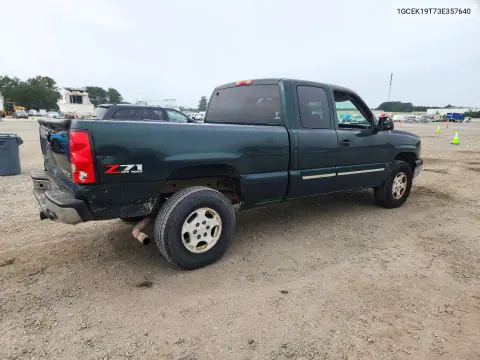 2003 Chevrolet Silverado K1500 VIN 1GCEK19T73E357640 фото 3