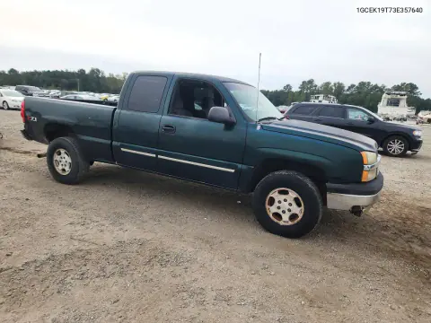 2003 Chevrolet Silverado K1500 VIN 1GCEK19T73E357640 фото 4