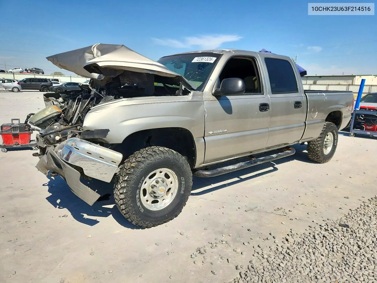 2003 Chevrolet Silverado K2500 Heavy Duty VIN 1GCHK23U63F214516 фото 1