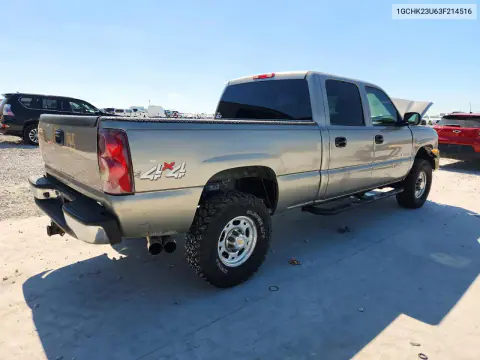 2003 Chevrolet Silverado K2500 Heavy Duty VIN 1GCHK23U63F214516 фото 3