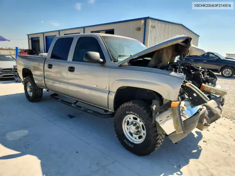 2003 Chevrolet Silverado K2500 Heavy Duty VIN 1GCHK23U63F214516 фото 4