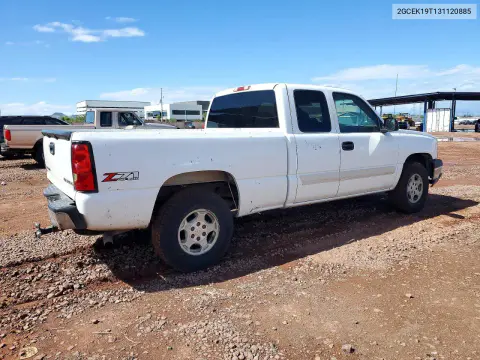2003 Chevrolet Silverado K1500 VIN 2GCEK19T131120885 фото 3