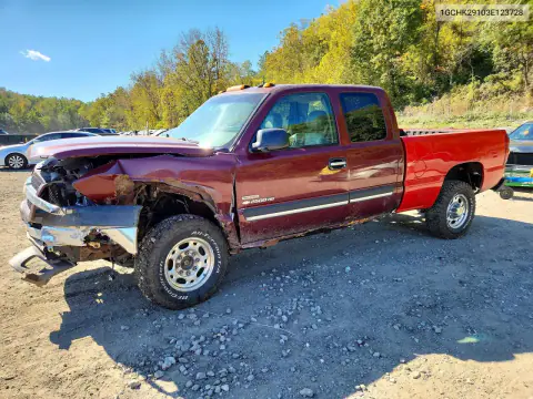 2003 Chevrolet Silverado K2500 Heavy Duty VIN 1GCHK29103E123728 фото 1