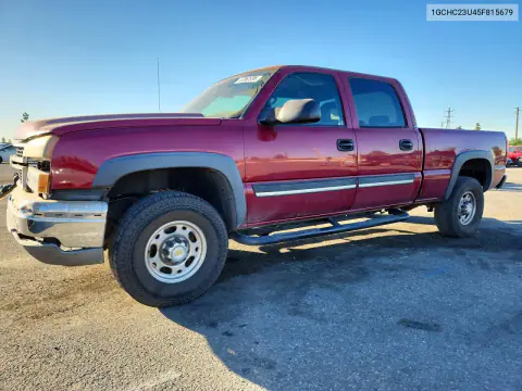 1GCHC23U45F815679 — 2005 Chevrolet Silverado, Передняя часть, фото до ремонта