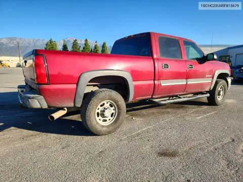 2005 Chevrolet Silverado C2500 Heavy Duty VIN 1GCHC23U45F815679 фото 3