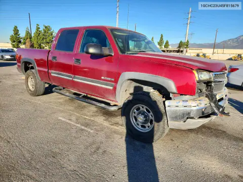 2005 Chevrolet Silverado C2500 Heavy Duty VIN 1GCHC23U45F815679 фото 4
