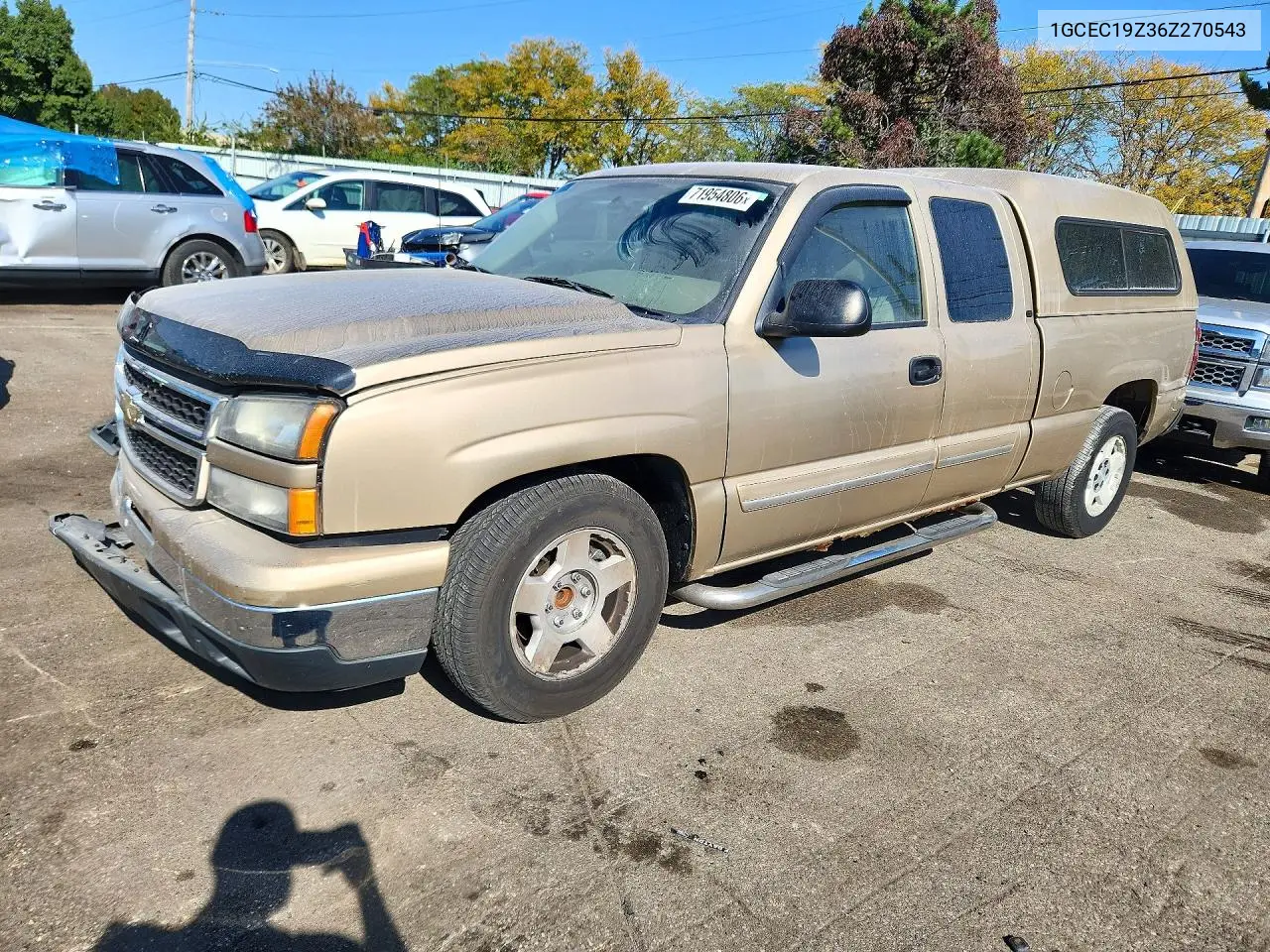 2006 Chevrolet Silverado C1500 VIN 1GCEC19Z36Z270543 фото 1