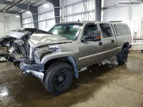 1GCHK23DX6F203443 — 2006 Chevrolet Silverado, Передняя часть, фото до ремонта