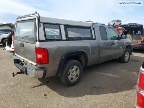 2007 Chevrolet Silverado K1500 VIN 1GCEK19C67Z630288 фото 3