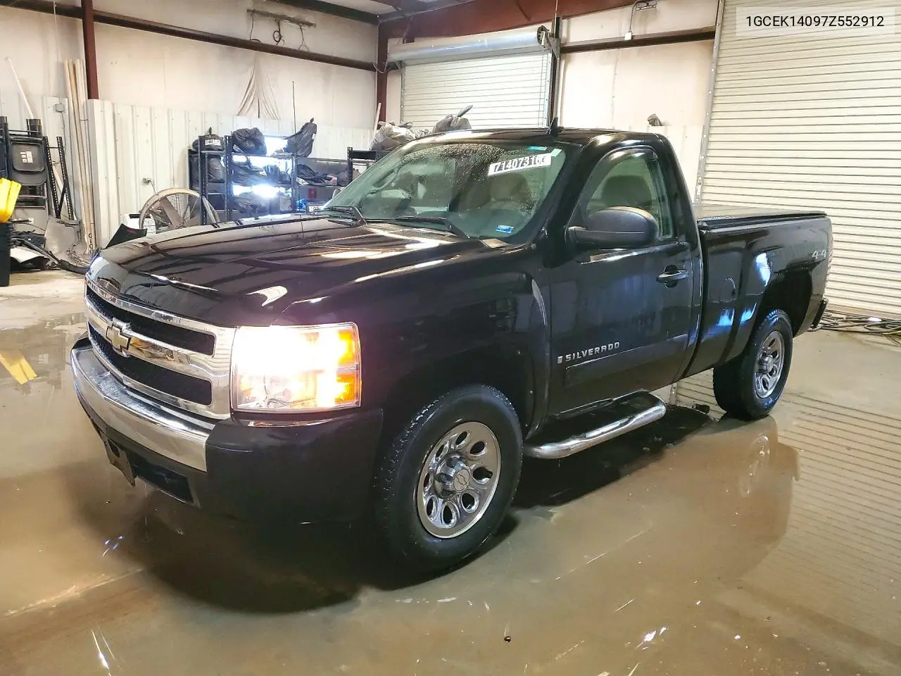 2007 Chevrolet Silverado K1500 VIN 1GCEK14097Z552912 фото 1