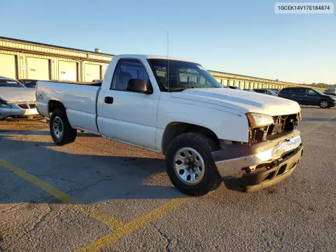 2007 Chevrolet Silverado K1500 Classic VIN 1GCEK14V17E184874 фото 4